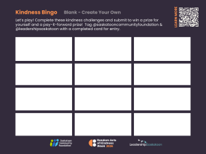 Blank Create your own bingo card